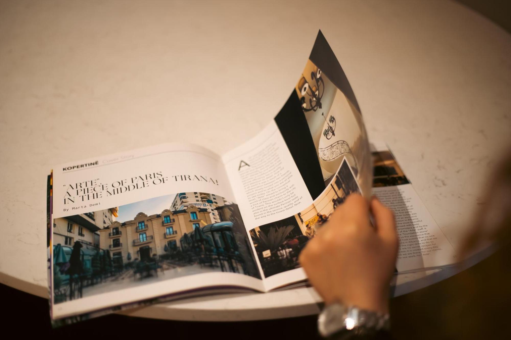 Arte Boutique Hotel ティラナ エクステリア 写真
